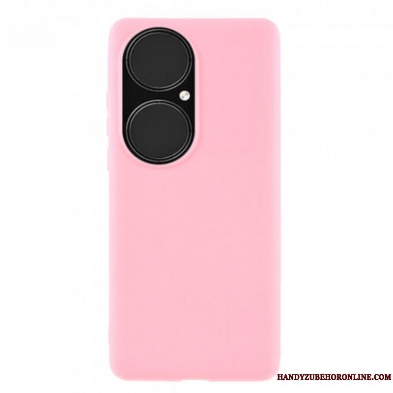 Mobilcover Huawei P50 Pro Mat Stiv Silikone