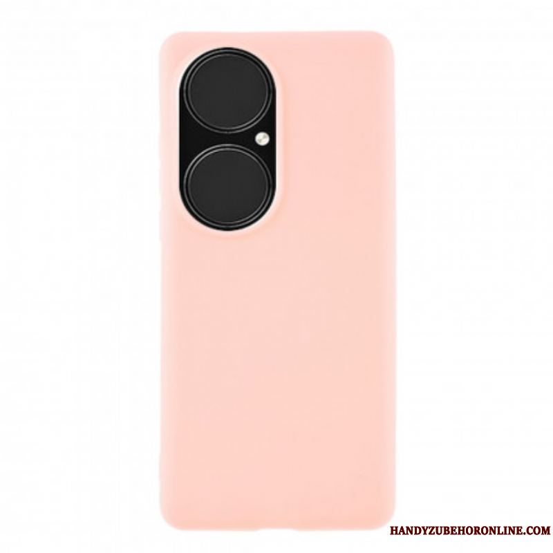 Mobilcover Huawei P50 Pro Mat Stiv Silikone