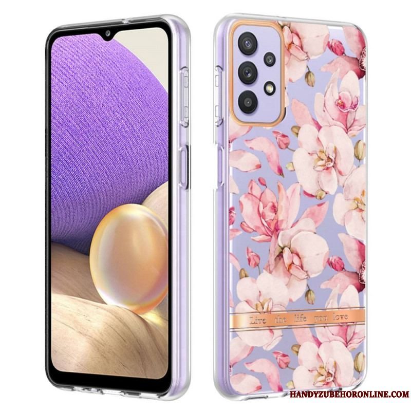 Mobilcover Samsung Galaxy A13 Sømløs Blomster