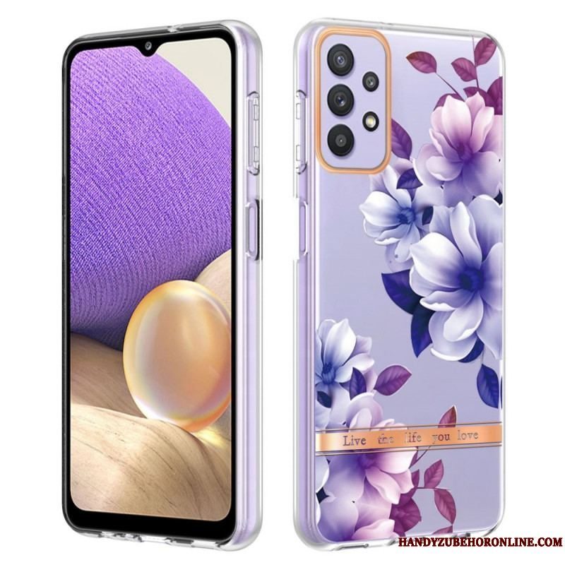 Mobilcover Samsung Galaxy A13 Sømløs Blomster