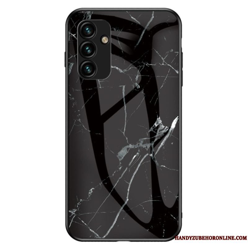 Mobilcover Samsung Galaxy A14 / A14 5G Marmor Hærdet Glas