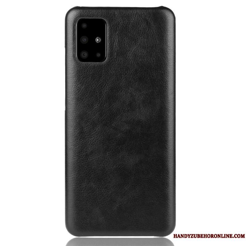 Mobilcover Samsung Galaxy A51 5G Litchi Læder Effekt