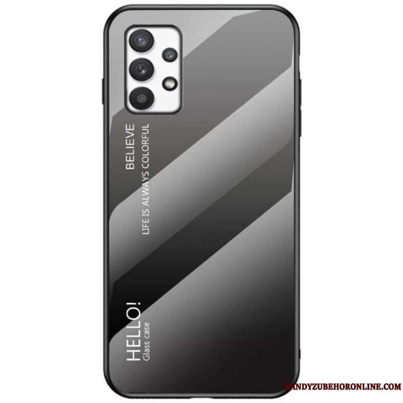 Mobilcover Samsung Galaxy A53 5G Hærdet Glas Hej