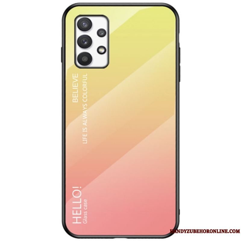 Mobilcover Samsung Galaxy A53 5G Hærdet Glas Hej