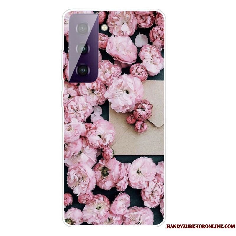 Mobilcover Samsung Galaxy S21 FE Intense Blomster