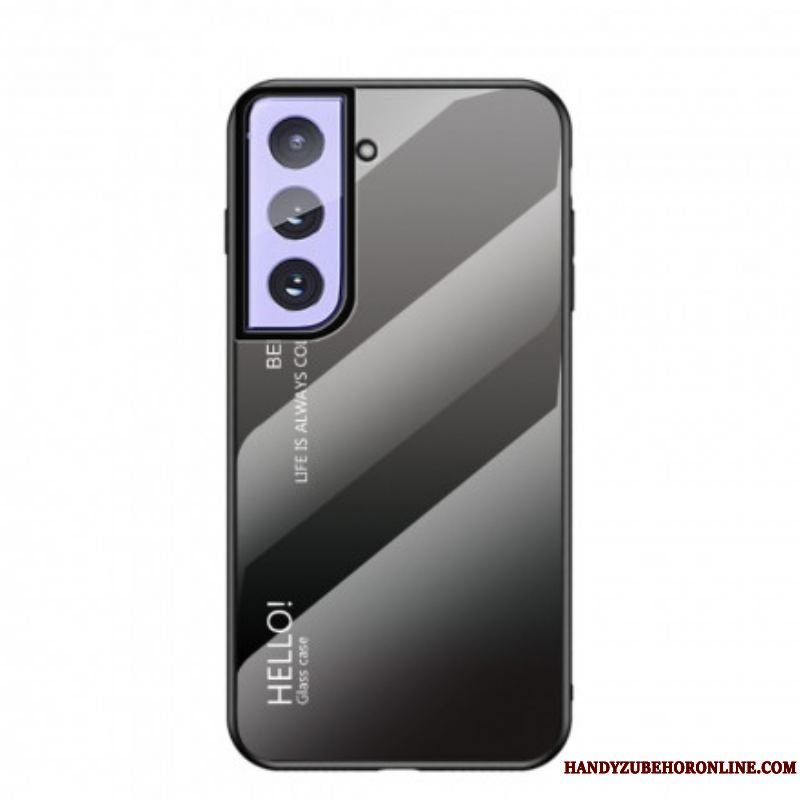 Mobilcover Samsung Galaxy S21 Plus 5G Hærdet Glas Hej