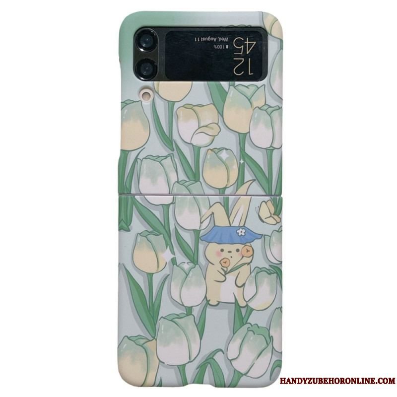 Mobilcover Samsung Galaxy Z Flip 4 Flip Cover Blomster