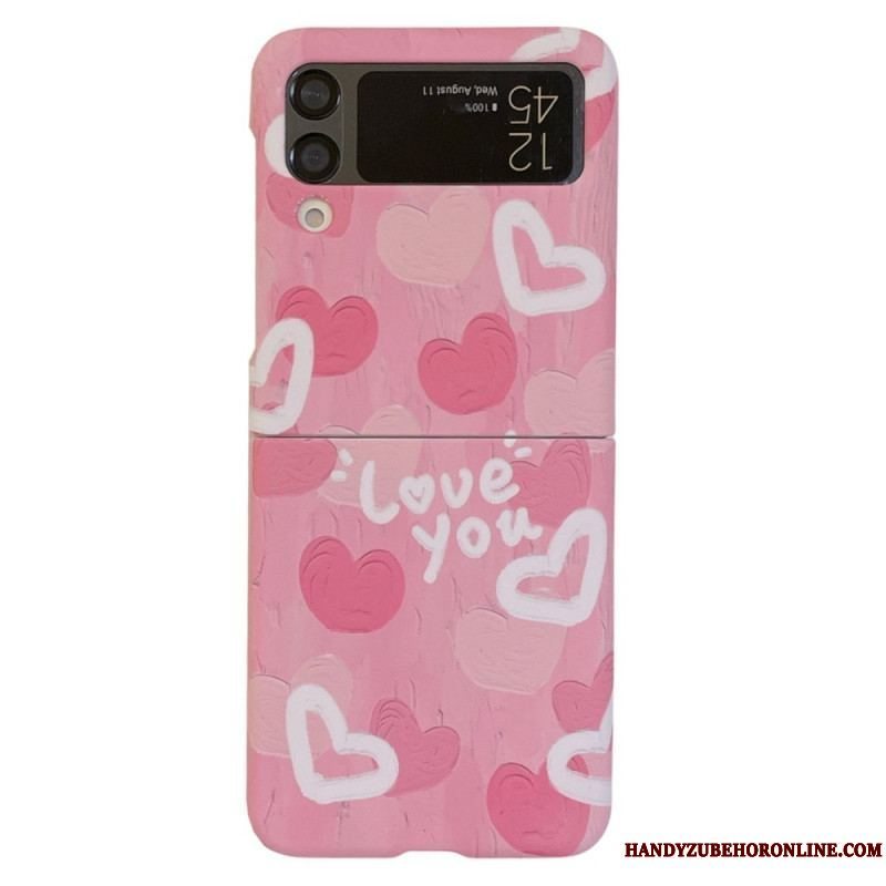 Mobilcover Samsung Galaxy Z Flip 4 Flip Cover Elsker Blomster