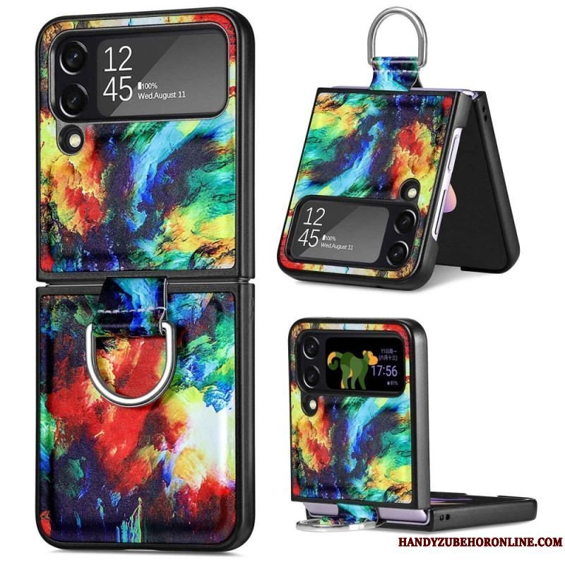 Mobilcover Samsung Galaxy Z Flip 4 Flip Cover Fantasy Med Ring Caseneo