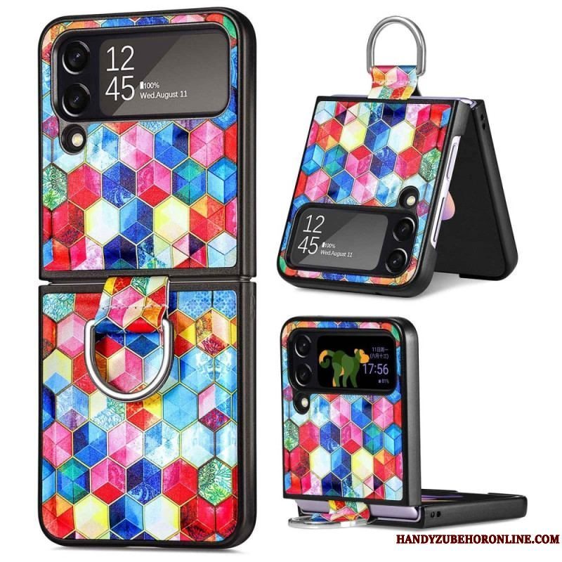 Mobilcover Samsung Galaxy Z Flip 4 Flip Cover Fantasy Med Ring Caseneo