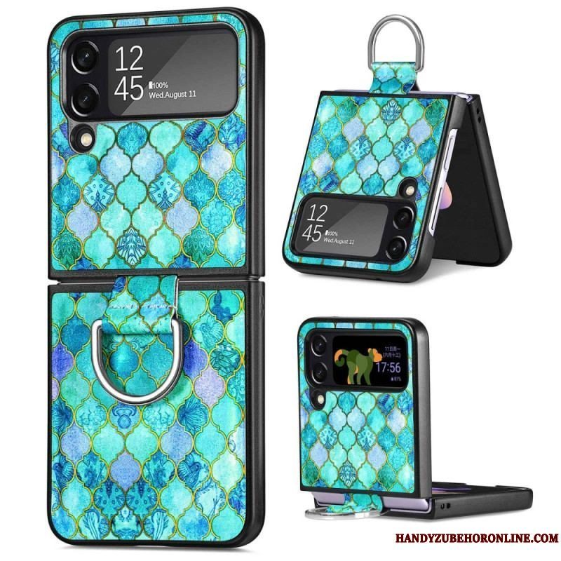 Mobilcover Samsung Galaxy Z Flip 4 Flip Cover Fantasy Med Ring Caseneo