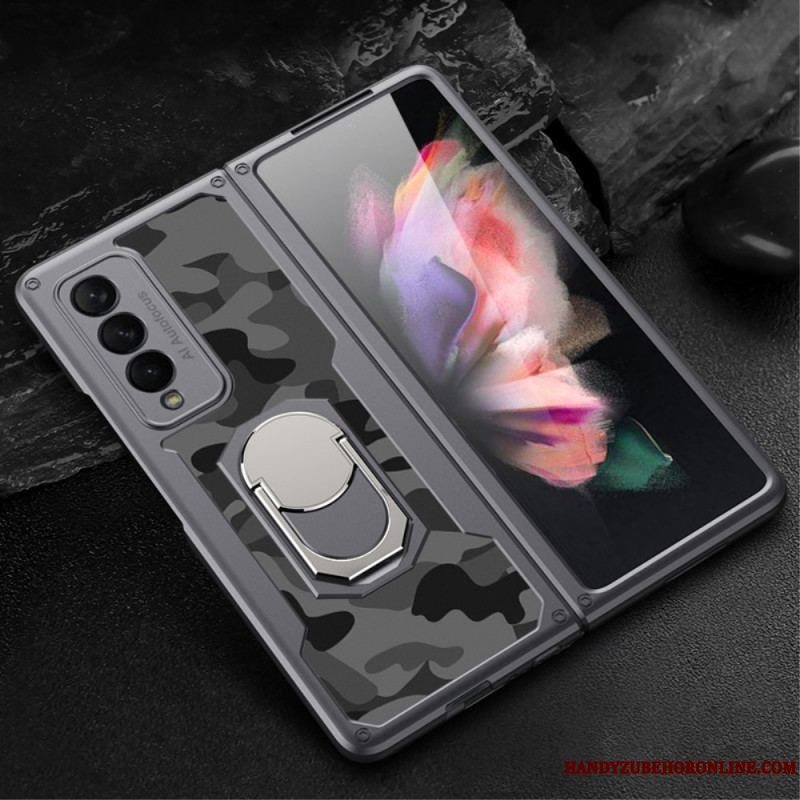 Mobilcover Samsung Galaxy Z Fold 3 5G Camouflage Ring-support Gkk