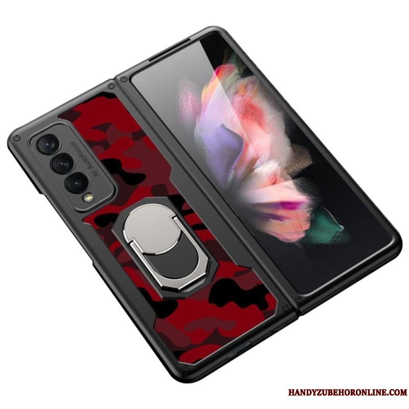 Mobilcover Samsung Galaxy Z Fold 3 5G Camouflage Ring-support Gkk
