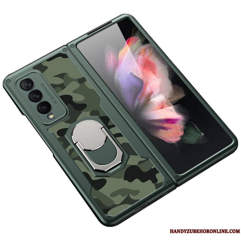 Mobilcover Samsung Galaxy Z Fold 3 5G Camouflage Ring-support Gkk