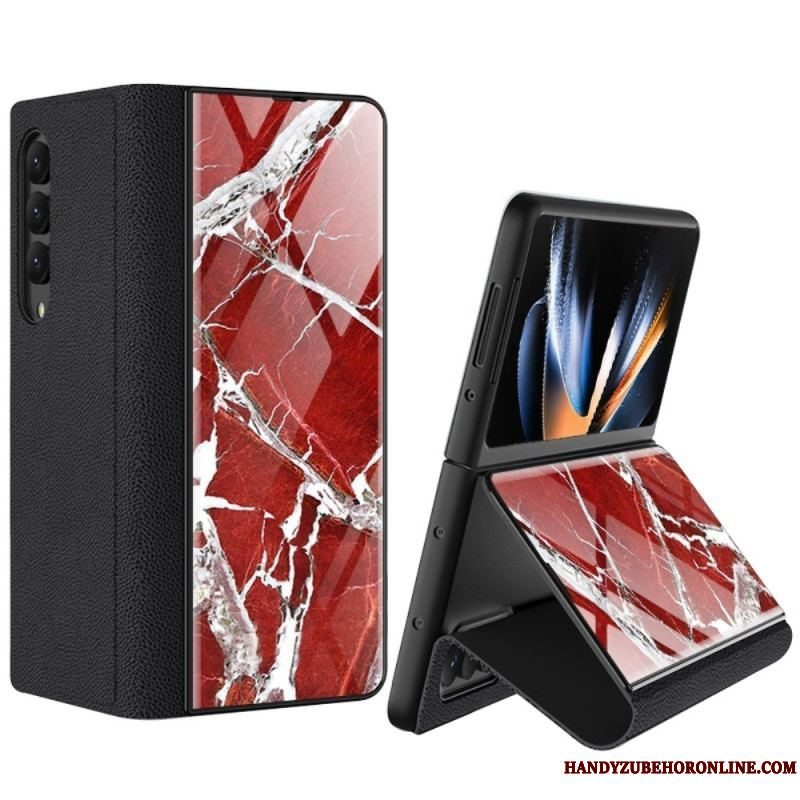 Mobilcover Samsung Galaxy Z Fold 4 Gkk Marble Waves