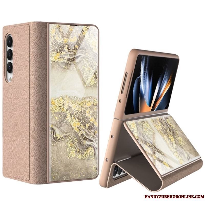 Mobilcover Samsung Galaxy Z Fold 4 Gkk Marble Waves