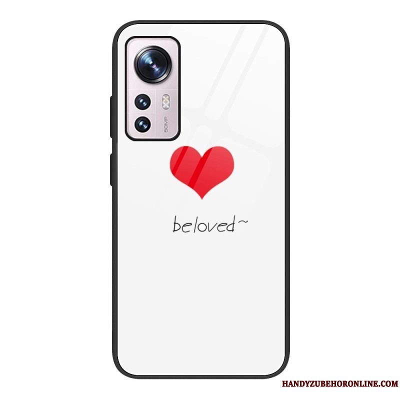 Mobilcover Xiaomi 12 / 12X Hjerte Af Hærdet Glas