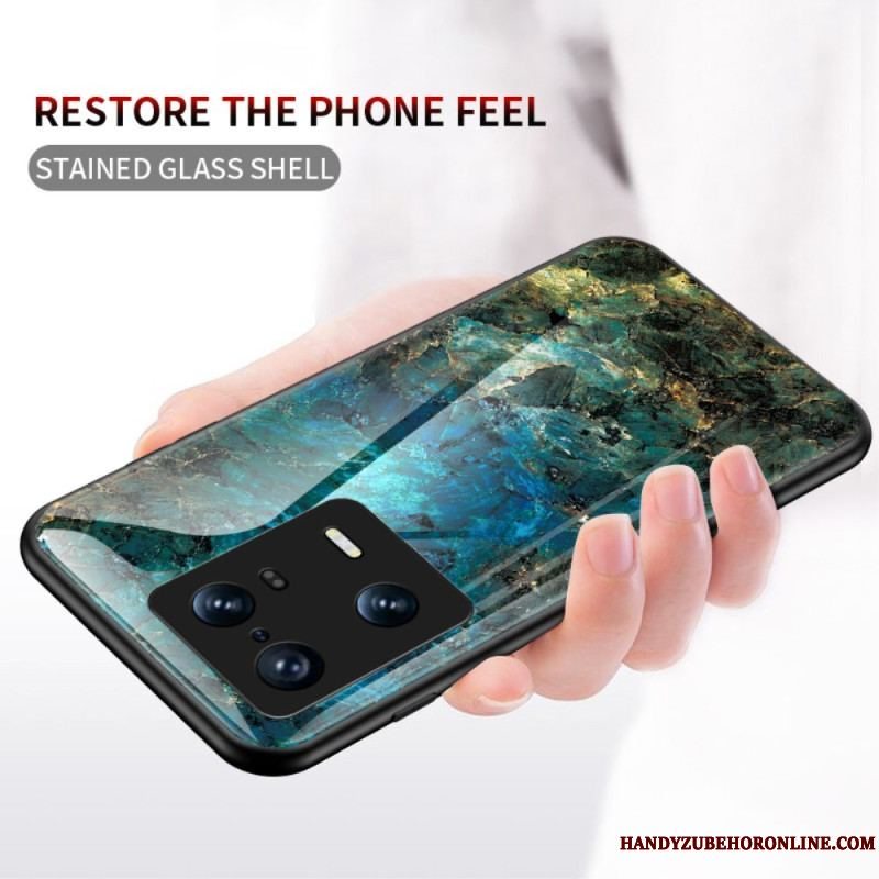Mobilcover Xiaomi 13 Pro Marmor Hærdet Glas