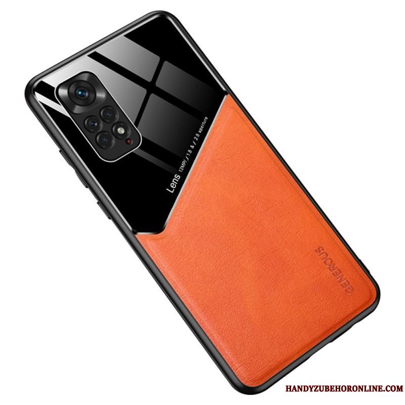 Mobilcover Xiaomi Redmi Note 11 / 11S Magnetisk Lædereffekt