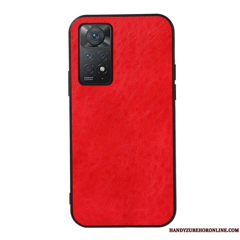 Mobilcover Xiaomi Redmi Note 11 Pro / 11 Pro 5G Tekstureret Kunstlæder