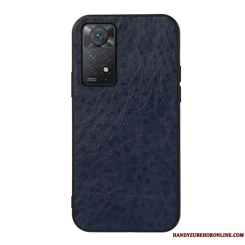 Mobilcover Xiaomi Redmi Note 11 Pro / 11 Pro 5G Tekstureret Kunstlæder