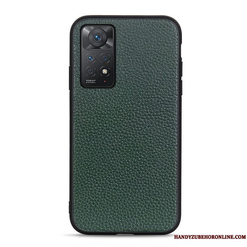 Mobilcover Xiaomi Redmi Note 11 Pro / 11 Pro 5G Ægte Litchi Læder