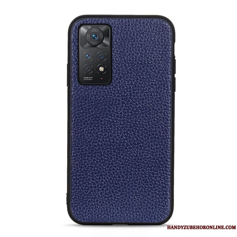 Mobilcover Xiaomi Redmi Note 11 Pro / 11 Pro 5G Ægte Litchi Læder