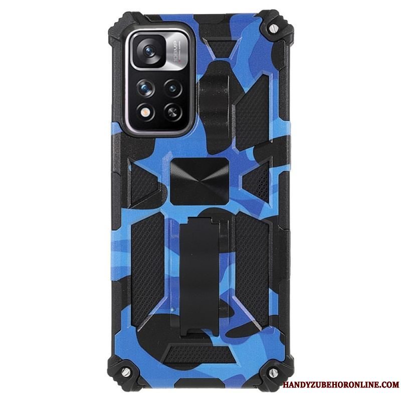 Mobilcover Xiaomi Redmi Note 11 Pro Plus 5G Camouflage Aftagelig Støtte