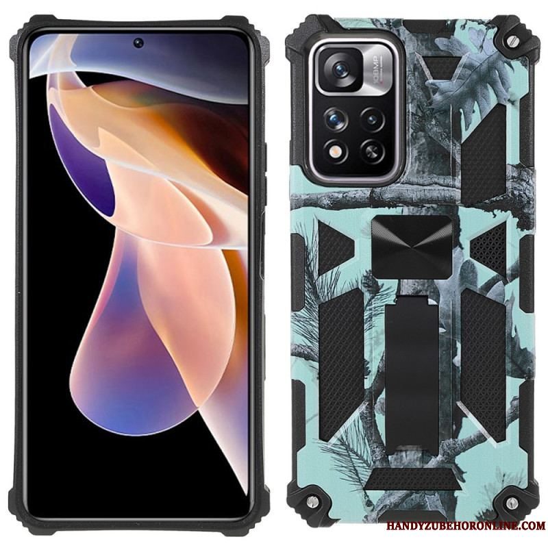 Mobilcover Xiaomi Redmi Note 11 Pro Plus 5G Camouflage Aftagelig Støtte