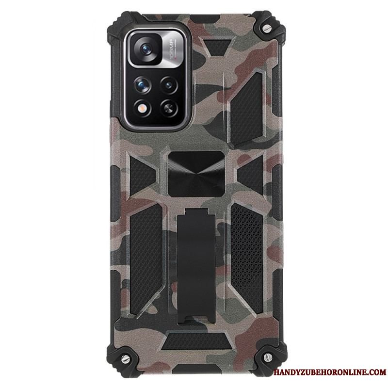 Mobilcover Xiaomi Redmi Note 11 Pro Plus 5G Camouflage Aftagelig Støtte