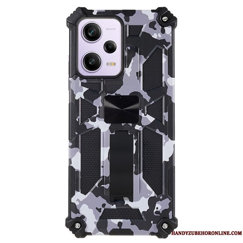 Mobilcover Xiaomi Redmi Note 12 5G Camouflage Aftagelig Støtte