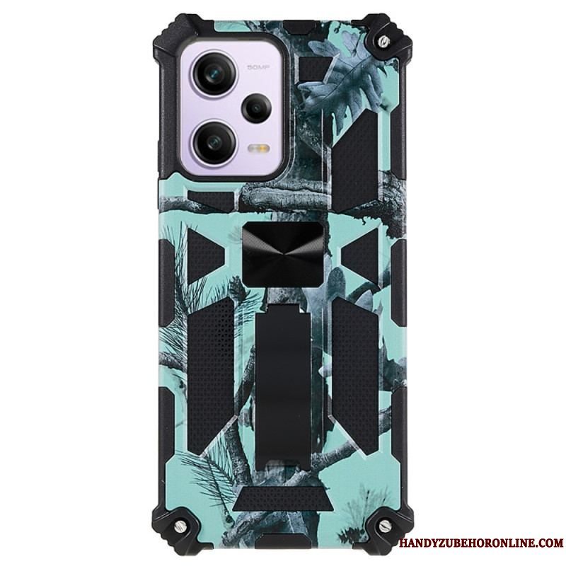 Mobilcover Xiaomi Redmi Note 12 5G Camouflage Aftagelig Støtte