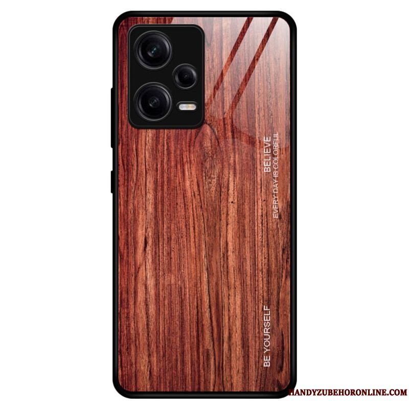 Mobilcover Xiaomi Redmi Note 12 Pro Trædesign Hærdet Glas