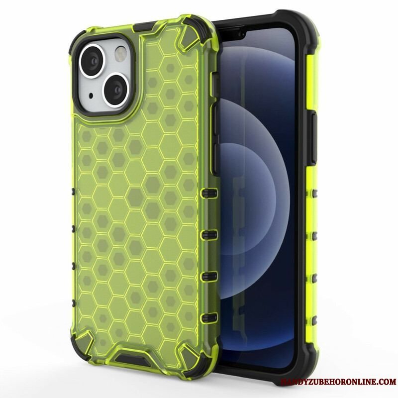 Mobilcover iPhone 13 Mini Honeycomb Stil