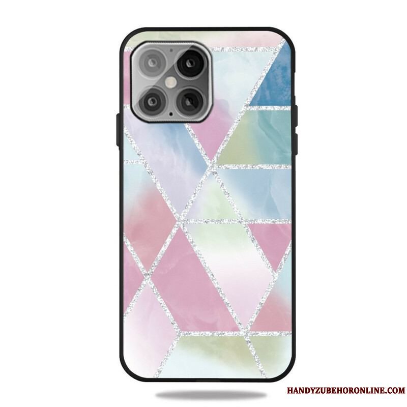 Mobilcover iPhone 13 Pro Glitter Marmor