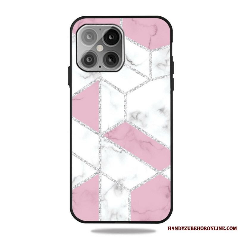 Mobilcover iPhone 13 Pro Glitter Marmor