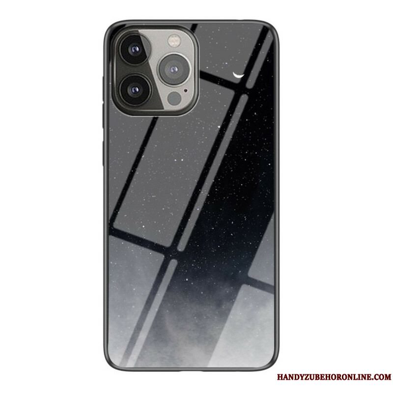 Mobilcover iPhone 13 Pro Stjernehimmel Hærdet Glas