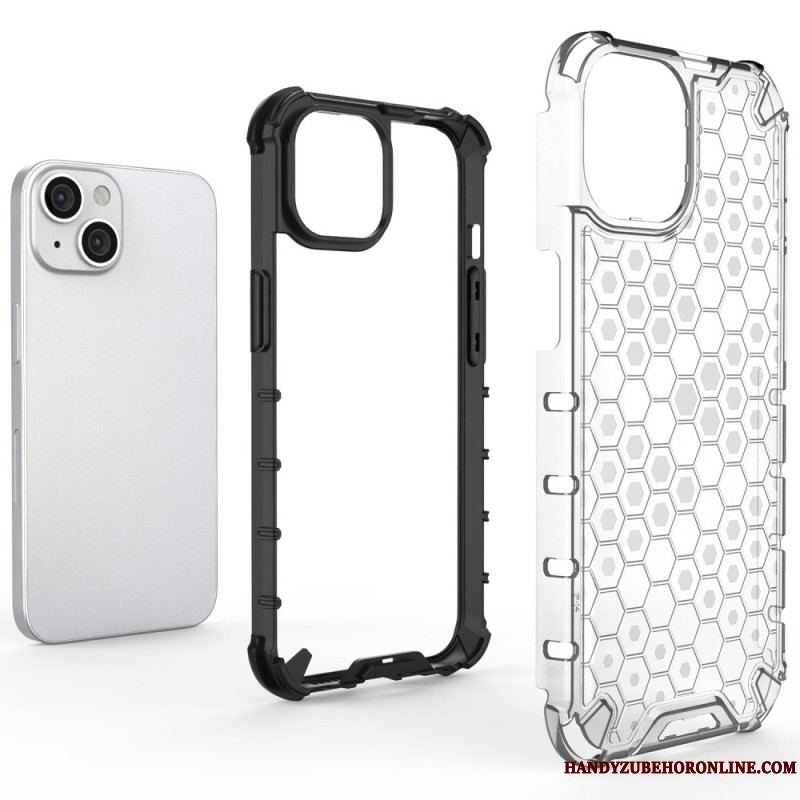 Mobilcover iPhone 14 Plus Honeycomb Stil
