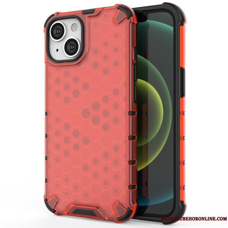 Mobilcover iPhone 14 Plus Honeycomb Stil