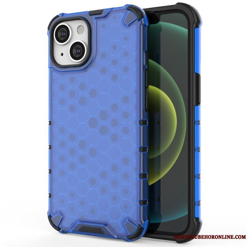 Mobilcover iPhone 14 Plus Honeycomb Stil