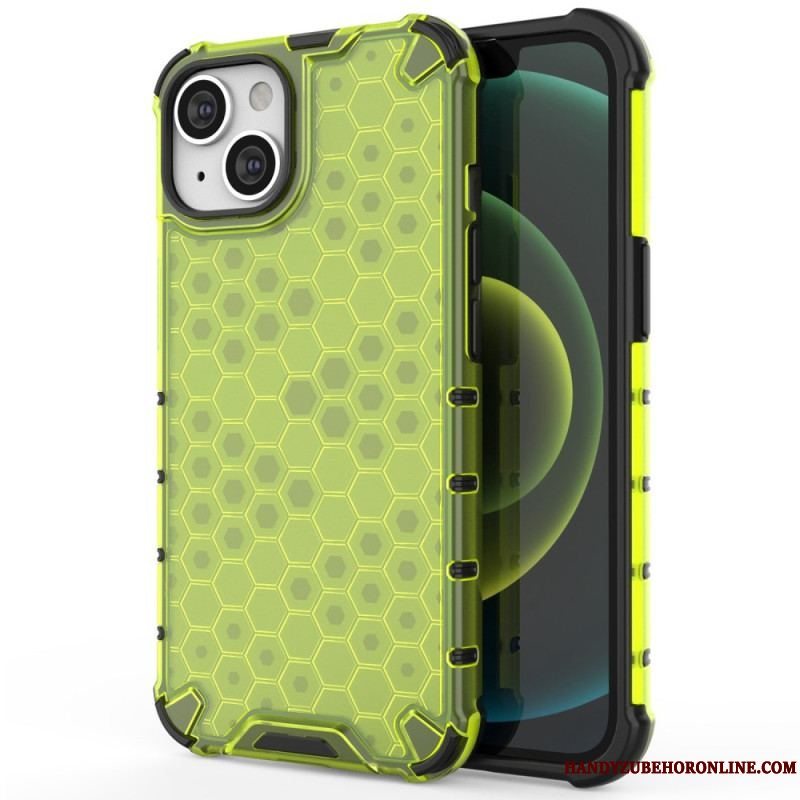 Mobilcover iPhone 14 Plus Honeycomb Stil