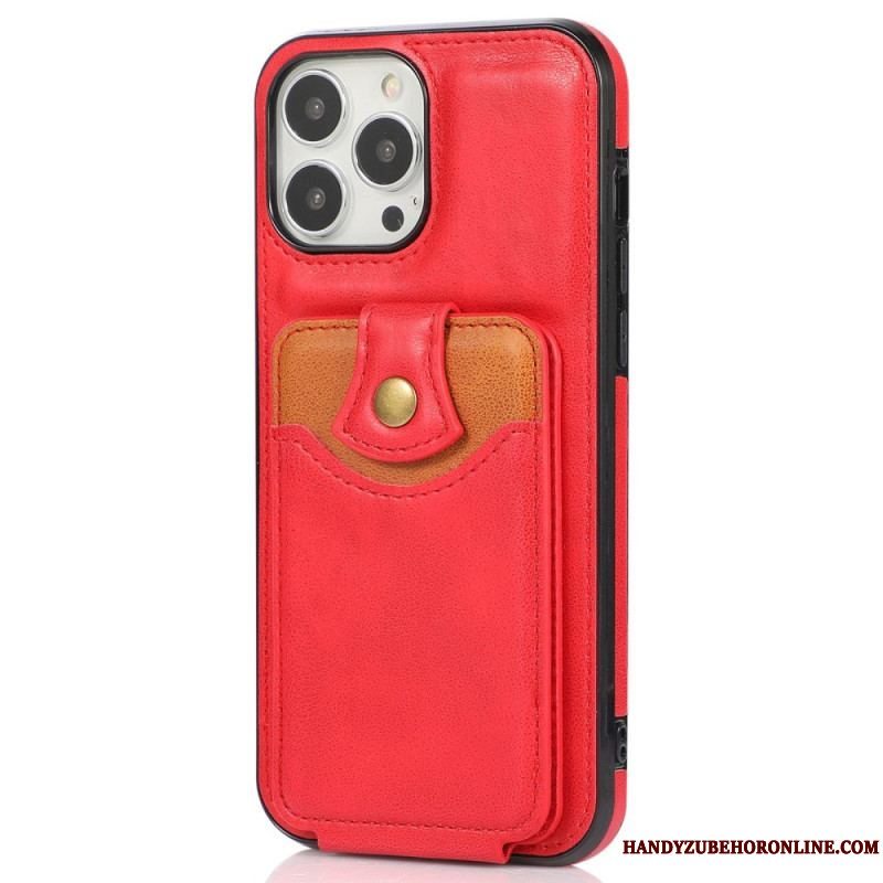 Mobilcover iPhone 14 Pro Flip Cover Sammenfoldelig Kortholder