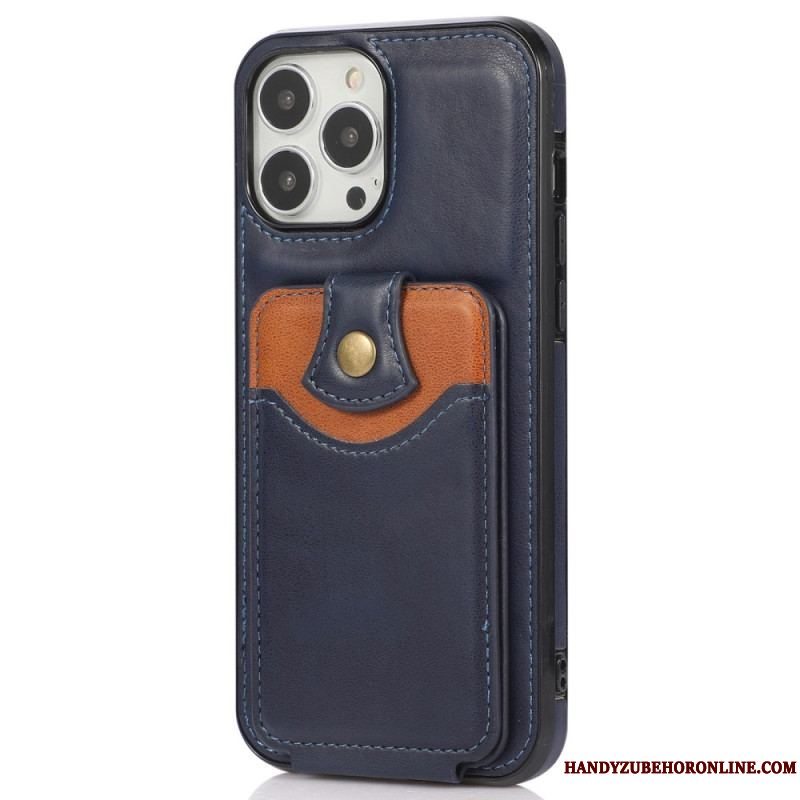 Mobilcover iPhone 14 Pro Max Flip Cover Sammenfoldelig Kortholder