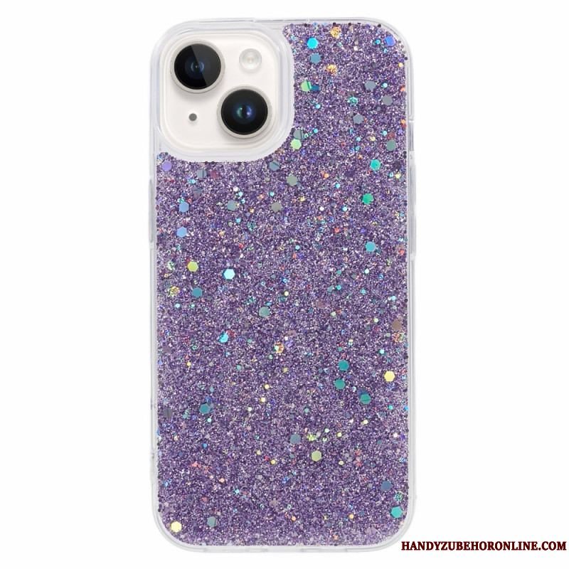 Mobilcover iPhone 15 Plus Glitter