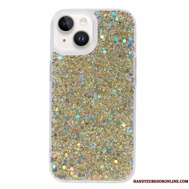 Mobilcover iPhone 15 Plus Glitter