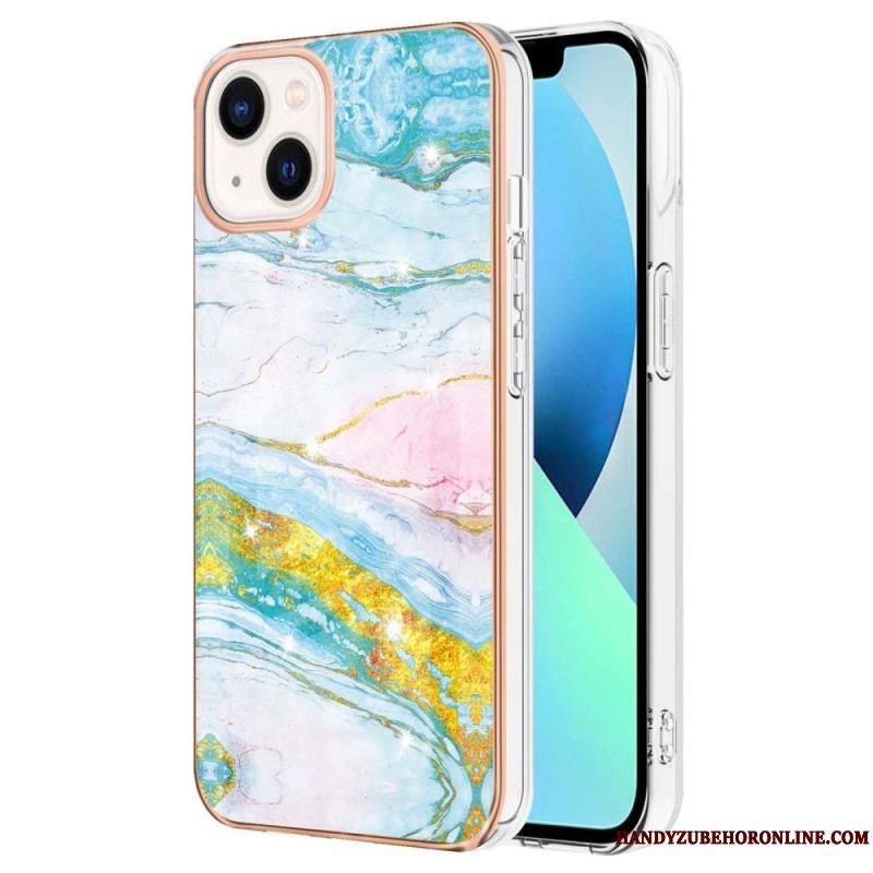 Mobilcover iPhone 15 Plus Stilfuld Marmor