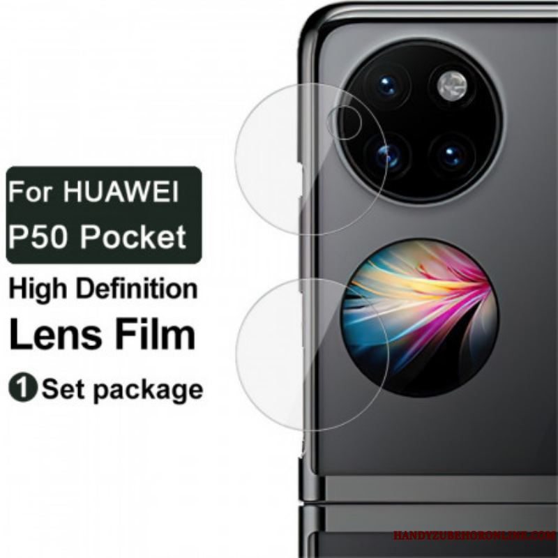 Beskyttende Hærdet Glasobjektiv Til Huawei P50 Pocket Imak