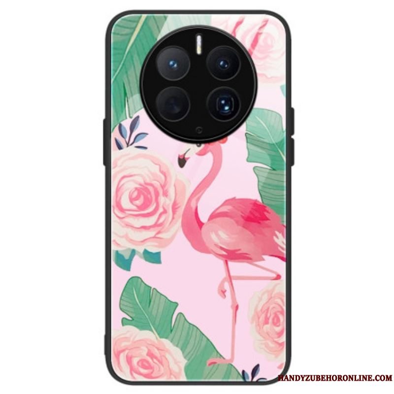 Cover Huawei Mate 50 Pro Flamingo Hærdet Glas
