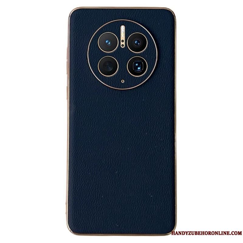 Cover Huawei Mate 50 Pro Ægte Læder Elegance