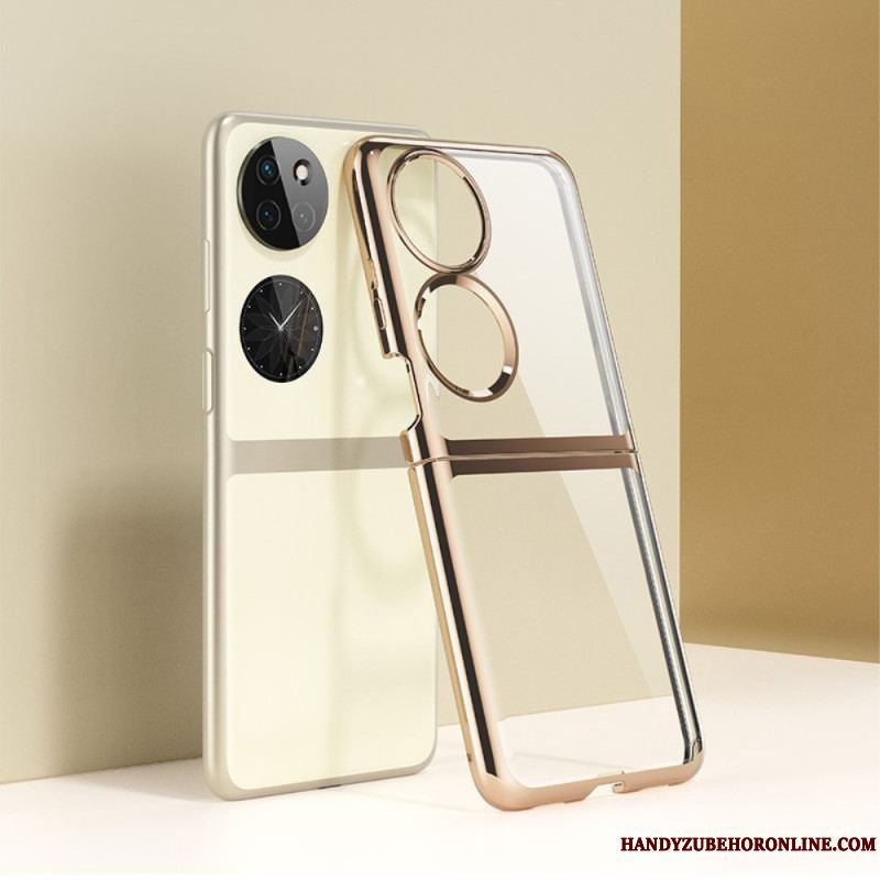 Cover Huawei P50 Pocket Gennemsigtig Farvet